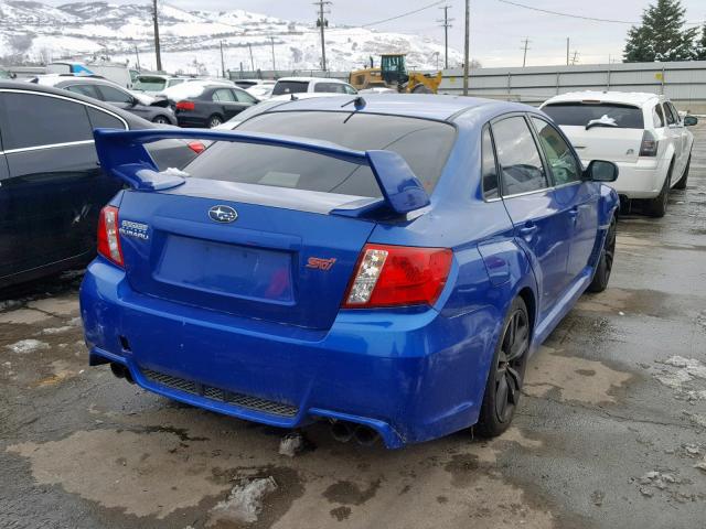 JF1GV8J66DL011709 - 2013 SUBARU IMPREZA WR BLUE photo 4