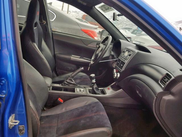 JF1GV8J66DL011709 - 2013 SUBARU IMPREZA WR BLUE photo 5