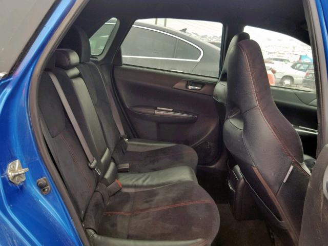 JF1GV8J66DL011709 - 2013 SUBARU IMPREZA WR BLUE photo 6