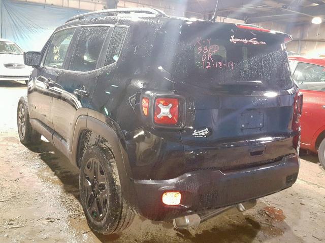 ZACCJBAB1JPH84335 - 2018 JEEP RENEGADE S BLACK photo 3