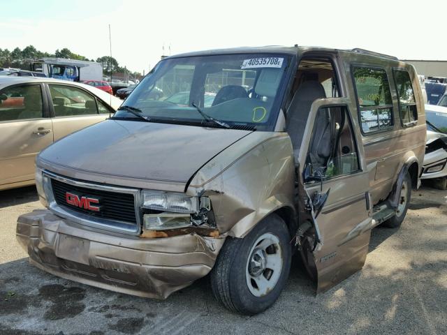 1GDDM19W0VB502002 - 1997 GMC SAFARI XT BROWN photo 2