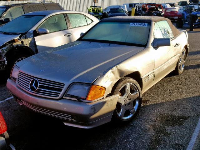 WDBFA66E6NF053382 - 1992 MERCEDES-BENZ 500 SL GOLD photo 2