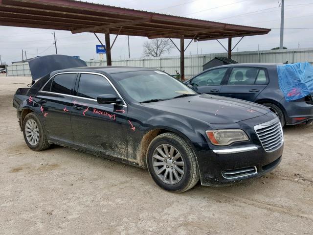 2C3CCAAGXDH528897 - 2013 CHRYSLER 300 BLACK photo 1