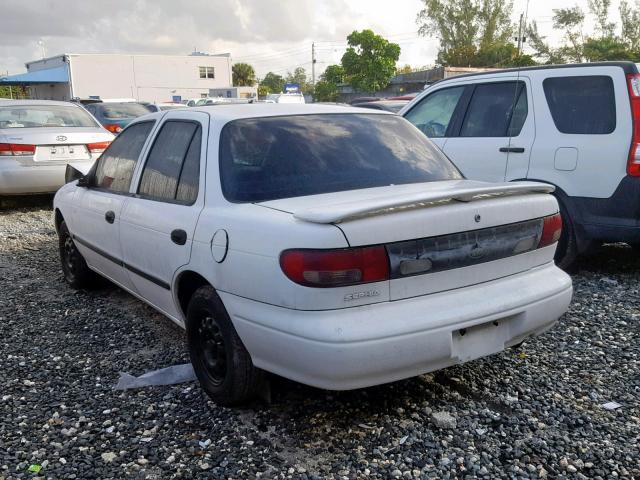 KNAFA1256V5279838 - 1997 KIA SEPHIA RS WHITE photo 3