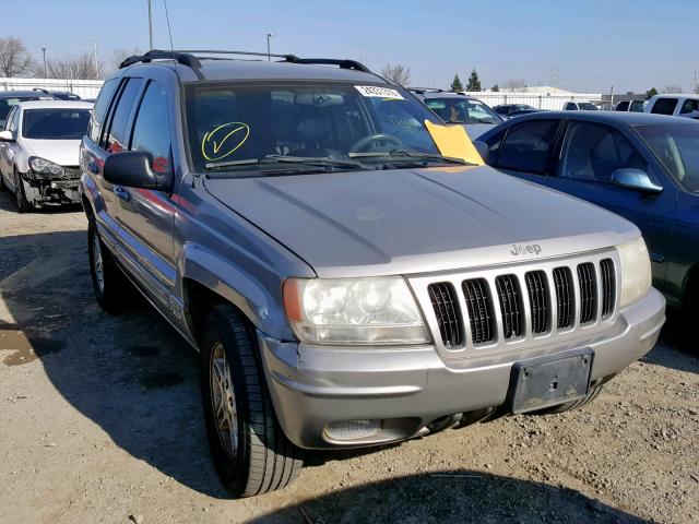 1J4G258S5YC155952 - 2000 JEEP GRAND CHER GRAY photo 1