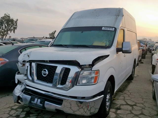 1N6BF0LY2CN105054 - 2012 NISSAN NV 2500 WHITE photo 2