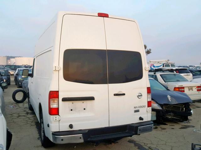 1N6BF0LY2CN105054 - 2012 NISSAN NV 2500 WHITE photo 3