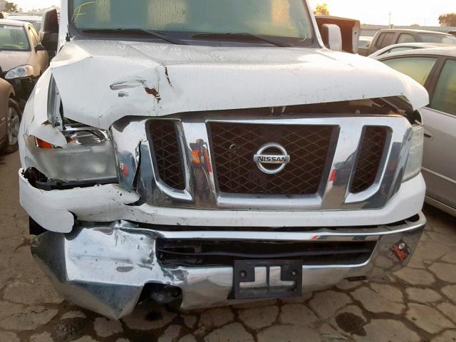 1N6BF0LY2CN105054 - 2012 NISSAN NV 2500 WHITE photo 9