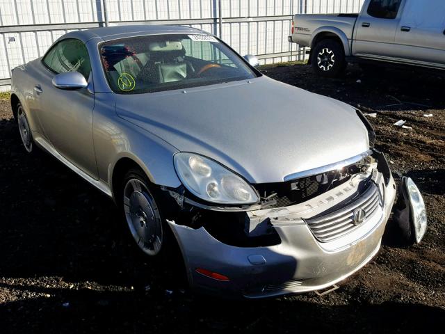 JTHFN48Y120003634 - 2002 LEXUS SC 430 SILVER photo 1