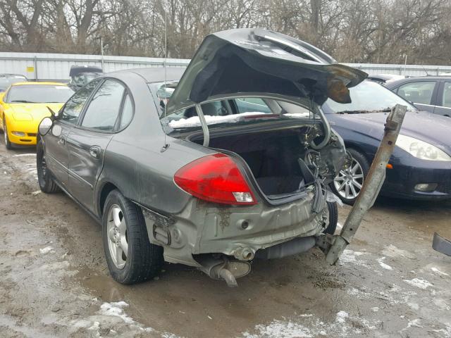 1FAFP55U62A231616 - 2002 FORD TAURUS SES GRAY photo 3