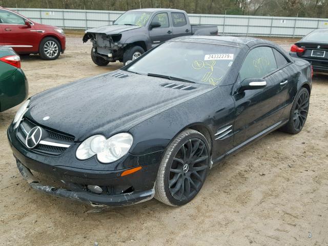 WDBSK75FX4F085052 - 2004 MERCEDES-BENZ SL 500 BLACK photo 2