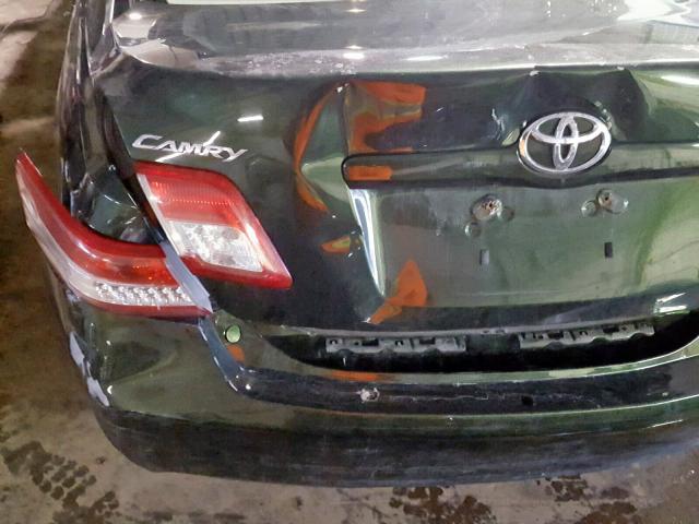 4T4BF3EK9AR007396 - 2010 TOYOTA CAMRY BASE GREEN photo 9