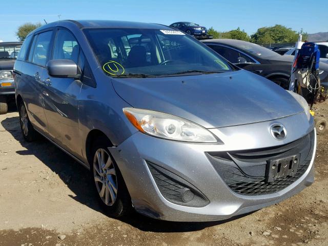 JM1CW2BL2C0133118 - 2012 MAZDA 5 SILVER photo 1