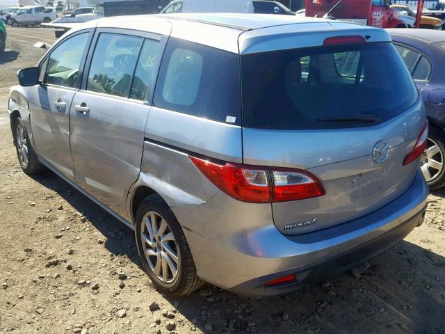 JM1CW2BL2C0133118 - 2012 MAZDA 5 SILVER photo 3