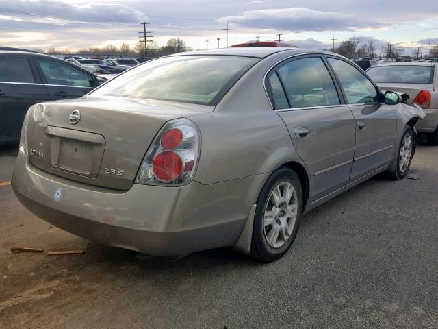 1N4AL11D45N442119 - 2005 NISSAN ALTIMA S GOLD photo 4