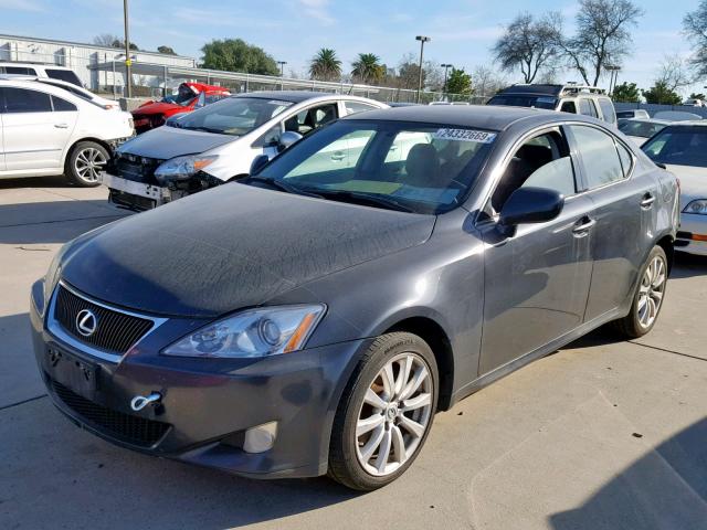 JTHCK262485021877 - 2008 LEXUS IS 250 GRAY photo 2