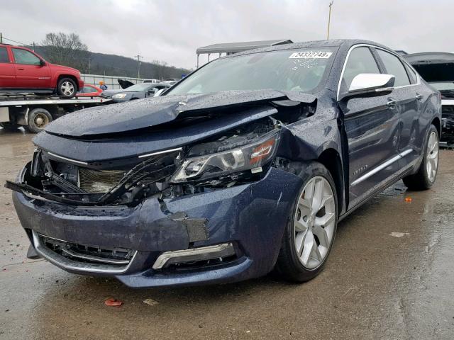 2G1125S33J9160005 - 2018 CHEVROLET IMPALA PRE BLUE photo 2