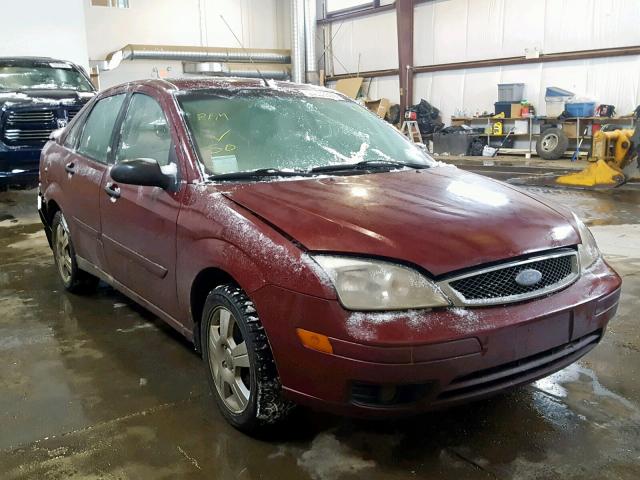 1FAFP34N76W150583 - 2006 FORD FOCUS ZX4 RED photo 1