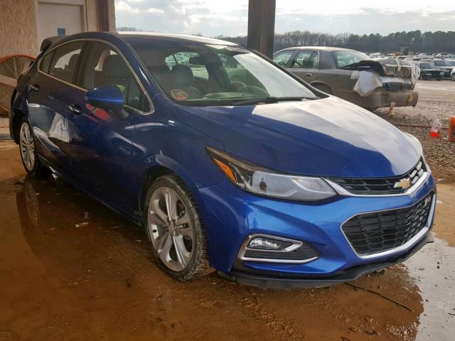 3G1BF6SM5HS564928 - 2017 CHEVROLET CRUZE PREM BLUE photo 1