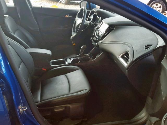 3G1BF6SM5HS564928 - 2017 CHEVROLET CRUZE PREM BLUE photo 5