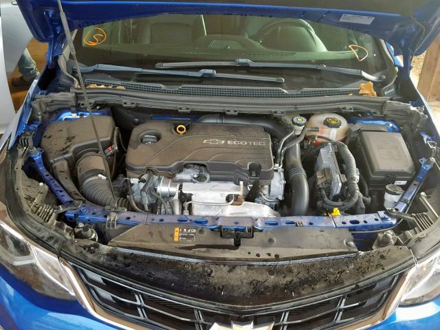 3G1BF6SM5HS564928 - 2017 CHEVROLET CRUZE PREM BLUE photo 7