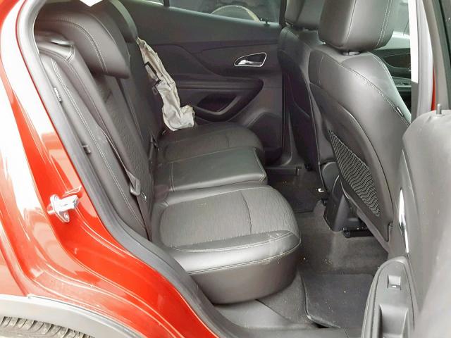 KL4CJASB1FB271235 - 2015 BUICK ENCORE RED photo 6