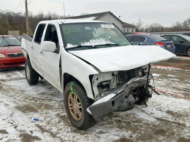 1GTH6MFE8C8110974 - 2012 GMC CANYON SLE WHITE photo 1