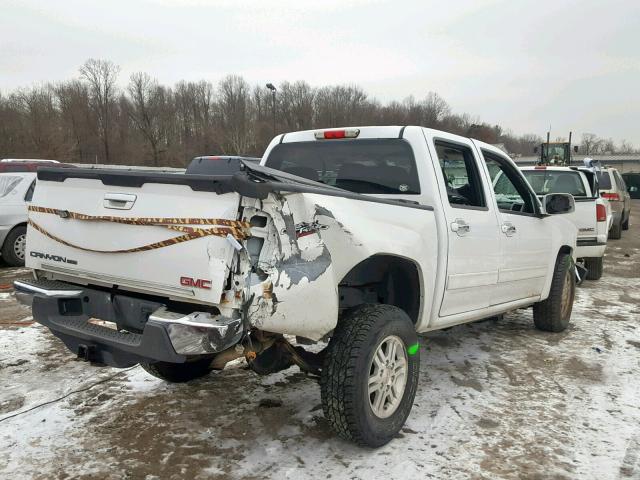 1GTH6MFE8C8110974 - 2012 GMC CANYON SLE WHITE photo 4