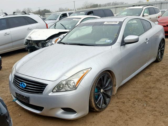 JNKCV64E58M106731 - 2008 INFINITI G37 BASE SILVER photo 2