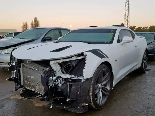 1G1FG1R77G0141792 - 2016 CHEVROLET CAMARO SS WHITE photo 2