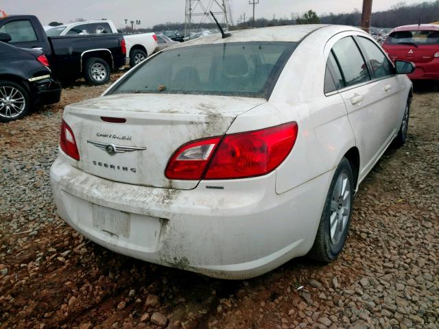 1C3CC4FB0AN135217 - 2010 CHRYSLER SEBRING TO WHITE photo 4