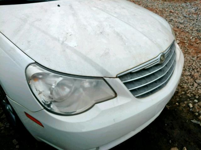 1C3CC4FB0AN135217 - 2010 CHRYSLER SEBRING TO WHITE photo 9