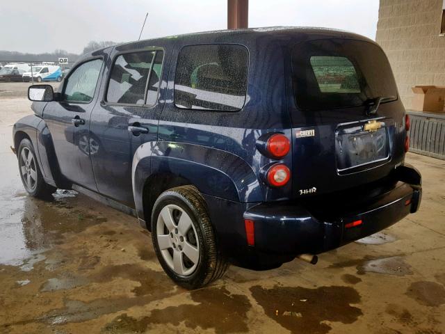 3GNBAAFW8BS628107 - 2011 CHEVROLET HHR LS BLUE photo 3