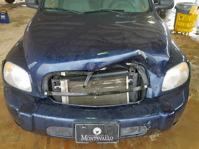 3GNBAAFW8BS628107 - 2011 CHEVROLET HHR LS BLUE photo 7