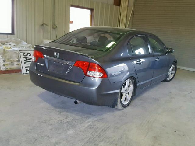 2HGFA16699H533189 - 2009 HONDA CIVIC GRAY photo 4