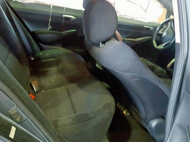 2HGFA16699H533189 - 2009 HONDA CIVIC GRAY photo 6