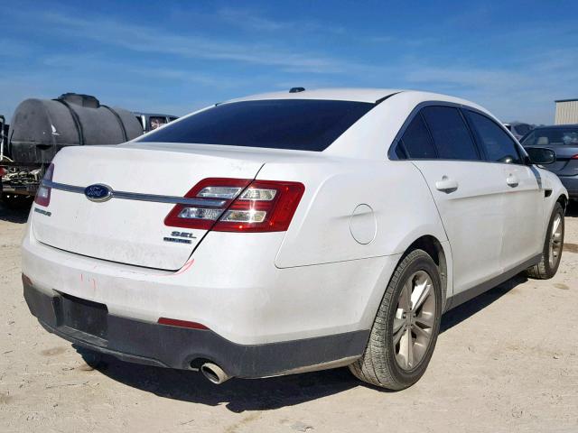 1FAHP2E88EG147924 - 2014 FORD TAURUS SEL WHITE photo 4