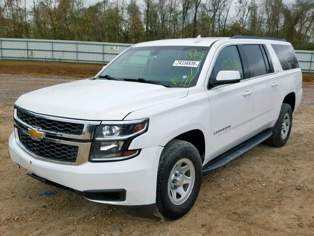 1GNSCKEC6GR280759 - 2016 CHEVROLET SUBURBAN C WHITE photo 2