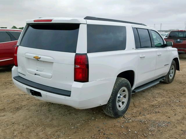 1GNSCKEC6GR280759 - 2016 CHEVROLET SUBURBAN C WHITE photo 4