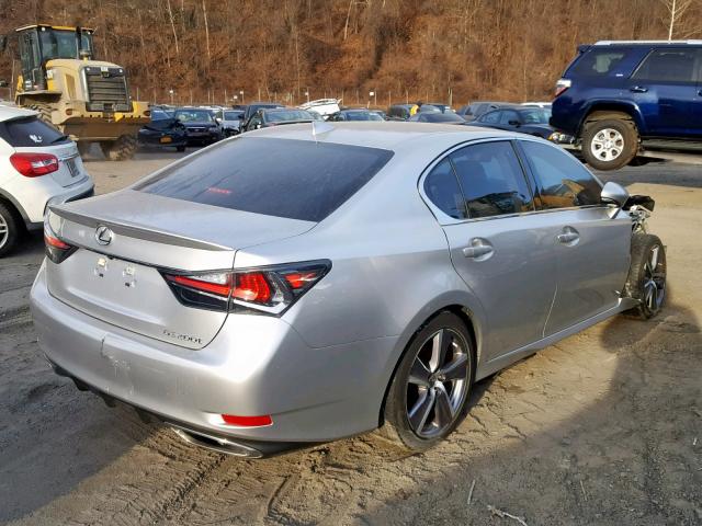 JTHBA1BL8GA002066 - 2016 LEXUS GS 200T SILVER photo 4