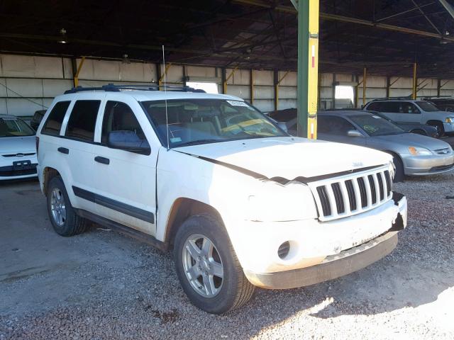 1J4GR48KX6C152757 - 2006 JEEP GRAND CHER WHITE photo 1