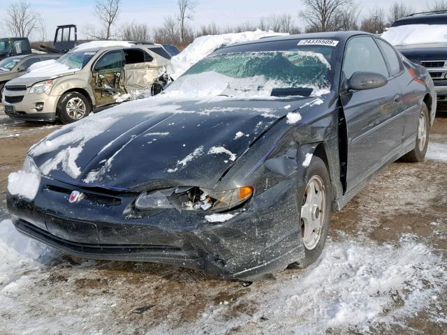 2G1WW12E919114022 - 2001 CHEVROLET MONTE CARL 黑色 照片 2