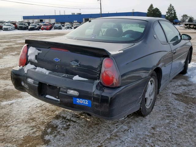 2G1WW12E919114022 - 2001 CHEVROLET MONTE CARL 黑色 照片 4