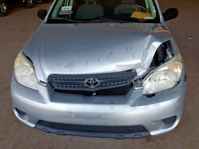 2T1KR32E97C667979 - 2007 TOYOTA COROLLA MA SILVER photo 9