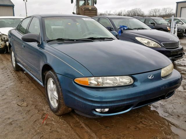 1G3NL52F82C184875 - 2002 OLDSMOBILE ALERO GL BLUE photo 1