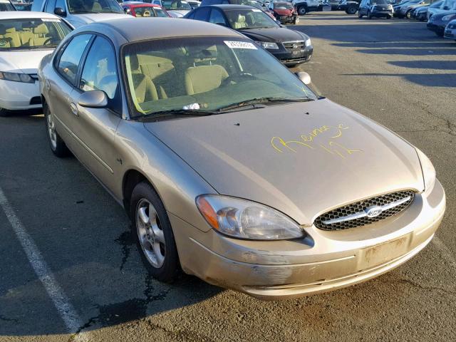 1FAFP5524YG165894 - 2000 FORD TAURUS SES TAN photo 1