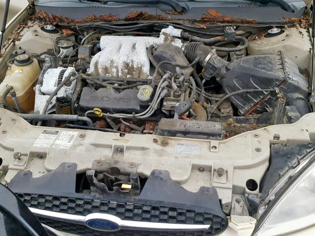 1FAFP5524YG165894 - 2000 FORD TAURUS SES TAN photo 7