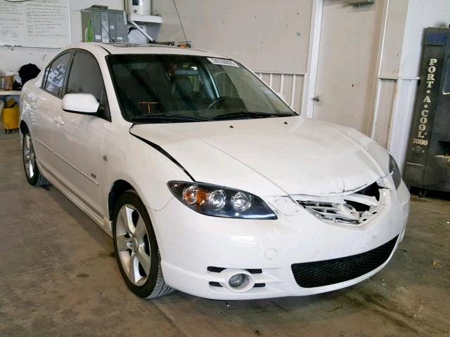 JM1BK123551237360 - 2005 MAZDA 3 S WHITE photo 1