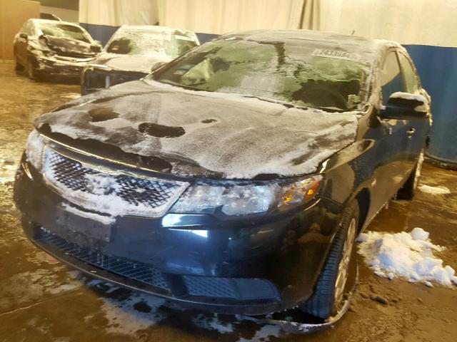 KNAFU4A25A5866994 - 2010 KIA FORTE EX BLACK photo 2