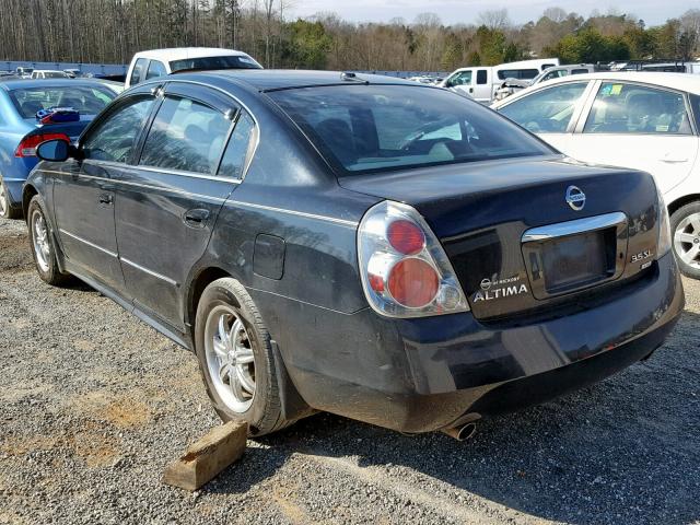 1N4BL11D35C350600 - 2005 NISSAN ALTIMA SE BLACK photo 3